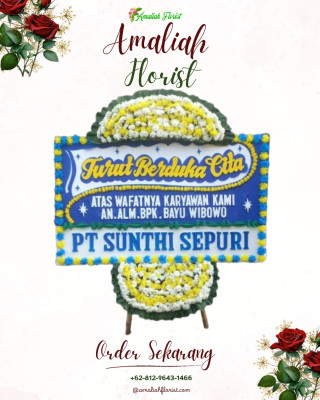 Papan Bunga Duka di Wanwi