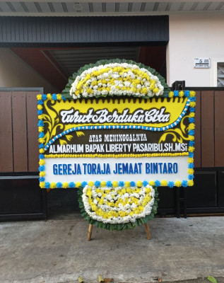 Papan Bunga Duka di Wanwi